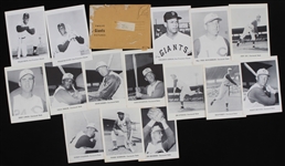1960s Willie Mays San Francisco Giants Frank Robinson Cincinnati Reds and More 5"x7" B&W Photos (Lot of 16)