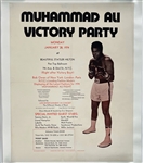 1974 Muhammad Ali Victory Party 26"x32" Onsite Poster 