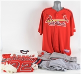 1986-2023 Baseball Memorabilia Collection - Lot of 7 w/ Jerseys, Pants, Stirrups & Signed Baseball (MEARS LOA/JSA)