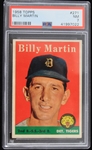 1958 Billy Martin Detroit Tigers Topps Trading Card #271 (NM 7)