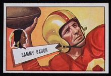 1952 Sammy Baugh Washington Redskins Bowman Trading Card #30
