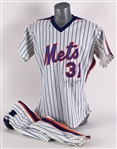 1989 Jack DiLauro New York Mets Signed 1969 20th Anniversary Home Uniform (MEARS LOA/JSA)