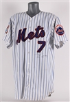 1999 Todd Pratt New York Mets Signed Game Worn Home Jersey (MEARS LOA/JSA)