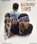 2013-19 Anthony Davis New Orleans Pelicans Signed 16" x 20" Photo Collage *JSA* 
