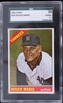 1966 Roger Maris New York Yankees Topps Trading Card #365 (Good+ 2.5) (SGC Slabbed)