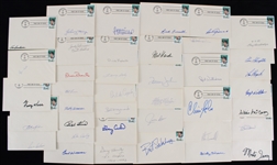 1980s-90s Enos Slaughter Johnny Mize Lou Brock Ozzie Smith St. Louis Cardinals and More Signed Envelopes (Lot of 39) (JSA)