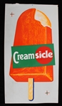 1970s Creamsicle Store Window Cling