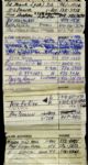 Ray Nitschke Green Bay Packers Personal Black Book w/Numerous Teammate Phone Numbers
