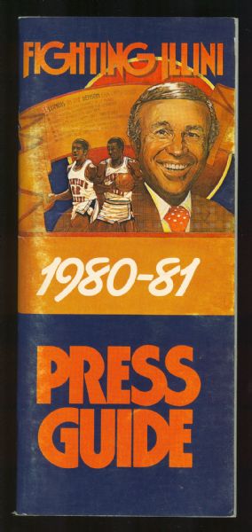 1980/81 Fighting Illini Basketball Press Guide