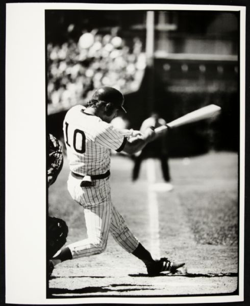 1960s Ron Santo Chicago Cubs SPORT Magazine Archive Collection Type 1 8" x 10" Photo (MEARS Type 1 LOA)