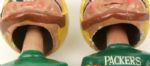 1968-70 Green Bay Packers Gold Round Base Nodder - Lot of 2