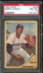 1962 Topps Senators Bennie Daniels #117 PSA NM-MT 8