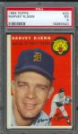 1954 Topps Tigers Harvey Kuenn RC #25 PSA EX 5