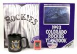 1993 Colorado Rockies Inaugural Year Items (3)