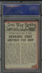 1962 Topps Civil War News Destructive Blow #8 PSA NM-MT 8 (OC)