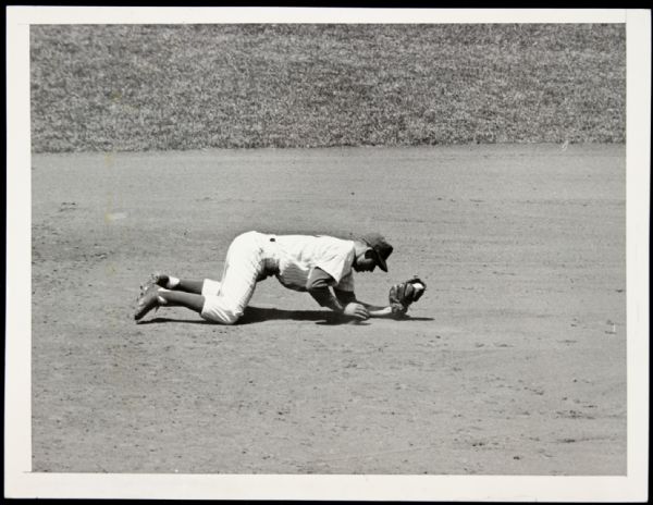 1961 Ron Santo Chicago Cubs SPORT Magazine Archive Collection Type 1 7" x 9" Photo (MEARS Type 1 LOA)
