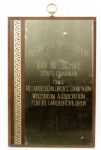 1996 Ray Nitschke Green Bay Packers Appreciation Plaque from Wisconsin Association for Retarded Children