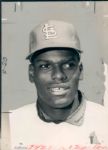 1965 Bob Gibson St. Louis Cardinals "The Sporting News Collection Archives" Original Type 1 5" x 7" Production Art (Sporting News Collection Hologram/MEARS Type 1 Photo LOA)