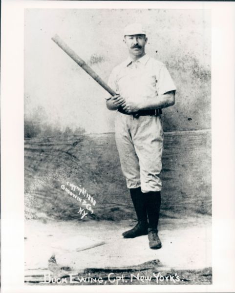 1888 (depiction) Buck Ewing New York Giants "TSN Collection Archives" Original File Copy 8" x 10" Photo (Sporting News Collection Hologram/MEARS Photo LOA)