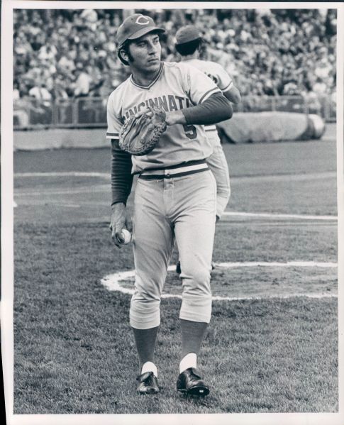 1971-77 Johnny Bench Cincinnati Reds "The Sporting News Collection Archives" Original Type 1 8"x10" Photos - Lot of 4 - (Sporting News Collection Hologram/MEARS Type 1 Photo LOA)