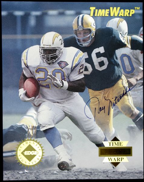 1995 Ray Nitschke Green Bay Packers Time Warp Signed 8" x 10" Photo 351/5,000 - JSA (Certified Autograph)