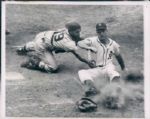 1951 Roy Campanella Brooklyn Dodgers All Star Game Action Shot Briggs Stadium "The Sporting News Collection Archives" Original Type 1 7" x 9" Photo (TSN/MEARS Type 1 Photo LOA)