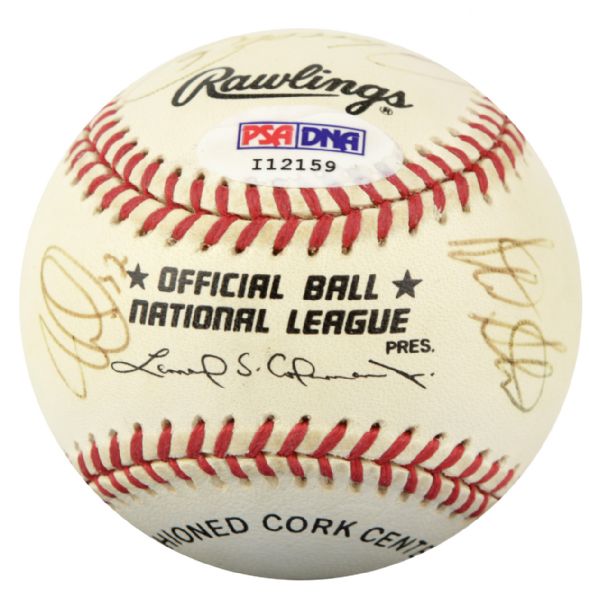 1999 Chicago Cubs Multi-Signed ONL (Coleman) Baseball (11 Signatures) (PSA/DNA)