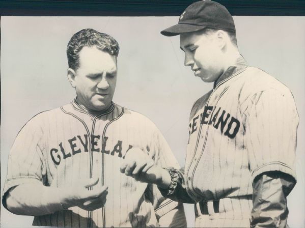 1937 Bob Feller Cleveland Indians "The Sporting News Collection Archives" Original Type 1 7 1/2" x 5 1/2" Production Art (Sporting News Collection Hologram/MEARS Type 1 Photo LOA)