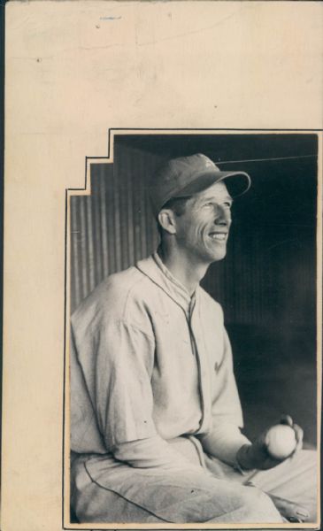 1925-33 Lefty Grove Philadelphia As "The Sporting News Collection Archives" Original Type 1 Production Art (Sporting News Collection Hologram/MEARS Type 1 Photo LOA)