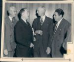 1946 Connie Mack & Will Harridge "The Sporting News Collection Archives" Original Type 1 Production Art (Sporting News Collection Hologram/MEARS Type 1 Photo LOA)