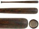 1900 Era Dick ? Ace Brand Professional Model Dead Ball Era Side Written Game Used Bat Featuring Turn of the Century Hand Addressed H&B Shipping Label - (MEARS LOA)