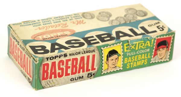 1962 Topps 5 Cent Display Box
