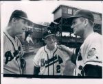 1958-61 Milwaukee Braves The Sporting News Collection Archives Original Type 1 8 x 10 Photo - Lot of 4 (Sporting News Collection Hologram/MEARS Type 1 Photo LOA)
