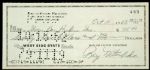 1962 Ray Nitschke Green Bay Packers Signed Check - JSA