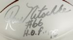 Ray Nitschke Green Bay Packers Signed Official Wilson NFL White Paneled Football - JSA
