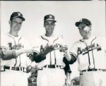 1953 Milwaukee Braves First Spring Training "The Sporting News Collection Archives" Original Type 1 8"x10" Photos - Lot of 4 - (Sporting News Collection Hologram/MEARS Type 1 Photo LOA)