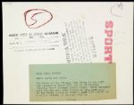 1961 Ron Santo Chicago Cubs SPORT Magazine Archive Collection Type 1 7 x 9 Photo (MEARS Type 1 LOA)