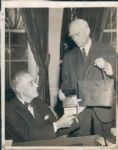 1933-45 Clark Griffith Meets President Frankling D. Roosevelt "The Sporting News Collection Archives" Original Type 1 7" x 9" Photo (Sporting News Collection Hologram/MEARS Type 1 Photo LOA)