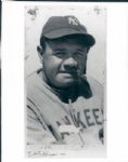 1930s depiction Babe Ruth New York Yankees "TSN Collection Archives" Original File Copy 8" x 10" Photo (Sporting News Collection Hologram/MEARS Photo LOA)