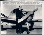 1946 Bob Feller Cleveland Indians Flying All Stars The Sporting News Collection Archives Original Type 1 Photo - Lot of 2 (Sporting News Collection Hologram/MEARS Type 1 Photo LOA)