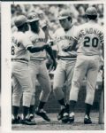 1971-77 Johnny Bench Cincinnati Reds The Sporting News Collection Archives Original Type 1 8x10 Photos - Lot of 4 - (Sporting News Collection Hologram/MEARS Type 1 Photo LOA)