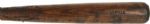 1924-25 Nemo Leibold Spalding Side Written Professional Model Game Used Bat - 1919 Black Sox Member (MEARS A8) 1:1, Only Known Example!