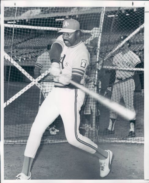 1976 Willie McCovey Oakland As "The Sporting News Collection Archives" Original Type 1 8"x10" Photo (Sporting News Collection Hologram/MEARS Type 1 Photo LOA)