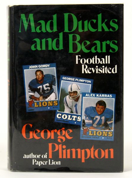 Alex Karras signed "Mad Ducks and Bears" Hardcover Book (PSA/DNA)