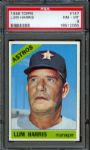1966 Topps Astros Lum Harris #147 PSA NM-MT 8