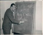 1939 Hank Greenberg Detroit Tigers "The Sporting News Collection Archives" Original Type 1 8"x10" Photo (Sporting News Collection Hologram/MEARS Type 1 Photo LOA)