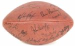1993 Ray Nitschke Green Bay Packers Multi Signed Football - JSA