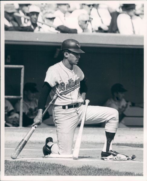 1963-66 Luis Aparicio Baltimore Orioles "The Sporting News Collection Archives" Original Type 1 8"x10" Photos - Lot of 2 - (Sporting News Collection Hologram/MEARS Type 1 Photo LOA)