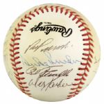 1970s Los Angeles Dodgers Signed ONL (Feeney) Baseball w/15 Sigs. Incl. Roy Campanella - JSA