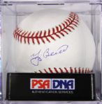 Yogi Berra New York Yankees Single Signed OML (Selig) Baseball PSA/DNA GEM MT 10